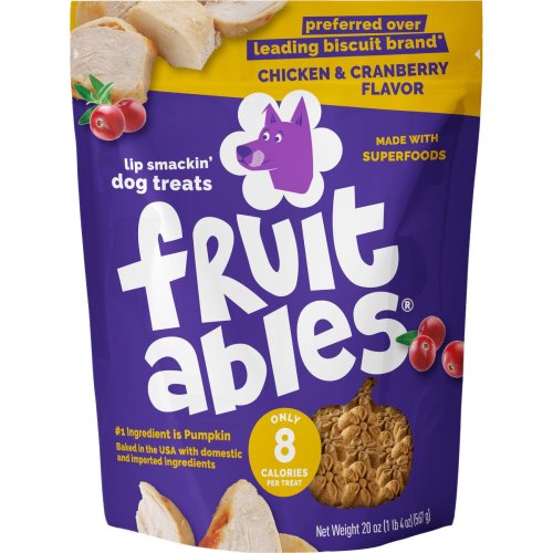 Fruitables Chicken & Cranberry Flavor Dog Treats