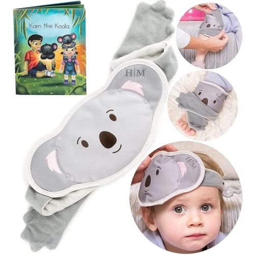 MyHalos® Kids Ice Packs for Boo Boos - Meet Kam Our Reusable Toddler Ice Pack - for Injuries, Bumps, Fevers - Colic Relief Ice Packs for Kids & Newborns with Free Story Book