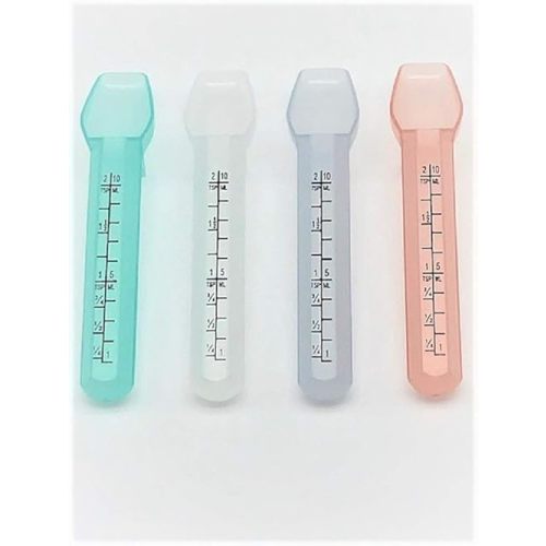 Calibrated Liquid Dosing Medicine Spoon — 10 mL / 2 tsp Measuring Spoon for Liquid Medicine, BPA-Free, Easy-Read Graduations, Dishwasher Safe — 4 Pack