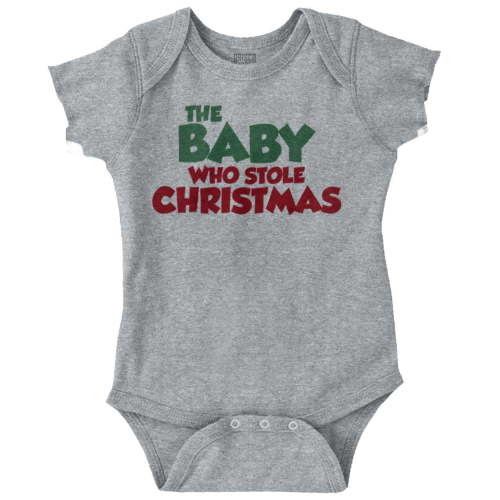 Babies Who Stole Christmas Newborn Baby Boy Girl Romper Brisco Brands