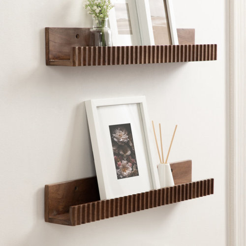 Ebern Designs Two-Piece Picture Ledge Shelf Set & Reviews | Wayfair