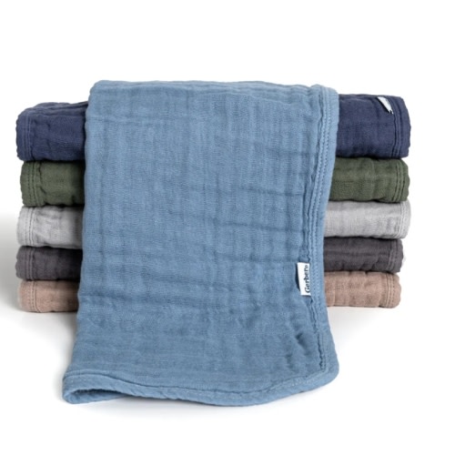 6-Pack Baby Boys Blues & Browns Muslin Burp Cloths – Gerber Childrenswear