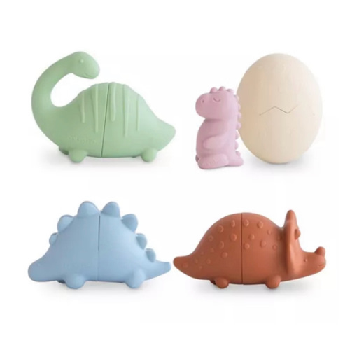 Mushie Dino Bath Play Set