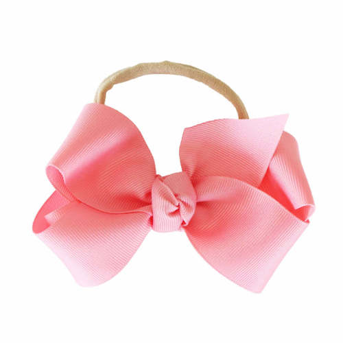 Ribbon Bow Headband | Berry Pink