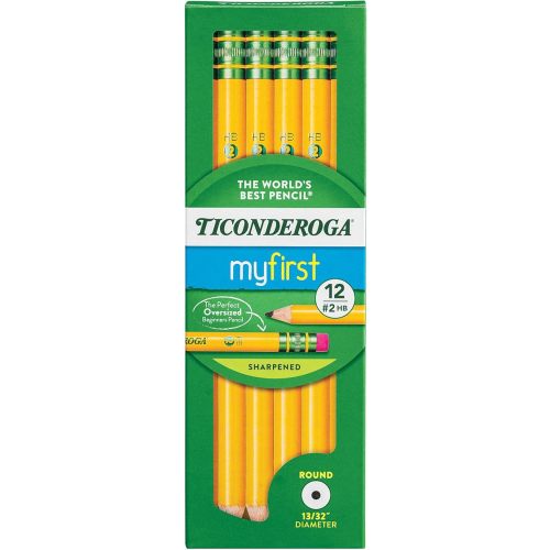 Ticonderoga My First Wood-Cased Pencils, Pre-Sharpened
