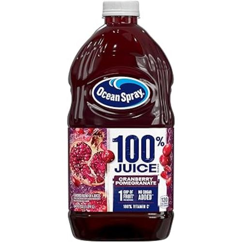 Ocean Spray® 100% Juice Cranberry Pomegranate Juice Blend, 64 Fl Oz Bottle