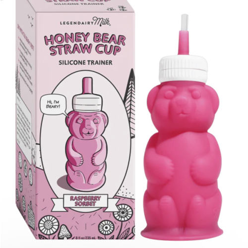 Honey Bear Straw Cup | Silicone Training Cup | Legendairy Milk