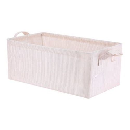 REGALWOVEN Fabric Collapsible Spacious Capacity Versatile Storage Bin with Handle 18.5" x 11" x 8"