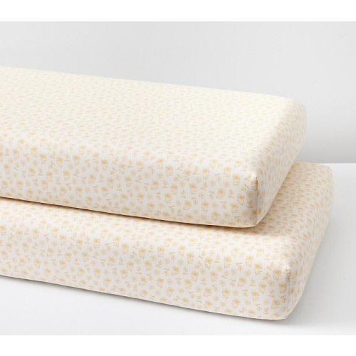 Dandy Daisy Organic Crib Fitted Sheet
