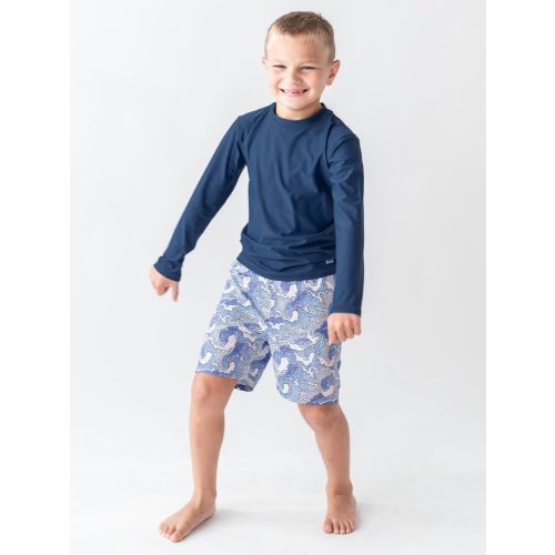 Floral & Fruit Swim Trunks (3-6 months)