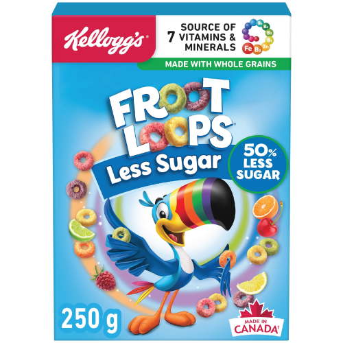 Froot Loops Less Sugar 250g - Walmart.ca