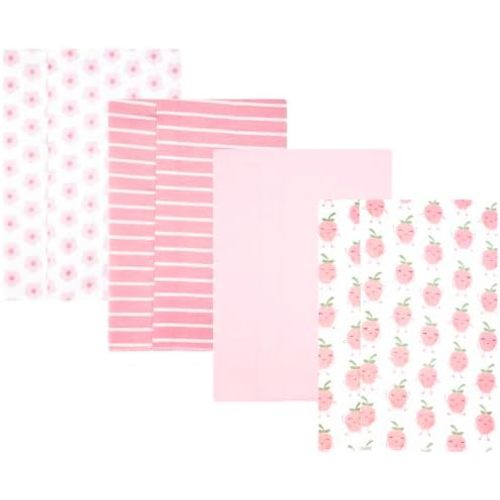 Hudson Baby Unisex Baby Cotton Polyester Flannel Burp Cloths
