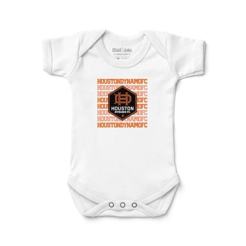 Newborn & Infant Houston Dynamo FC Chad & Jake White Retro Bodysuit 6-12M
