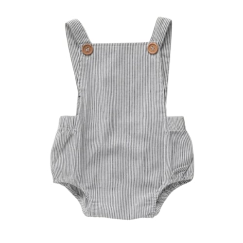Bodysuit romper in classic black and white stripes – ChubbyBubbyBear