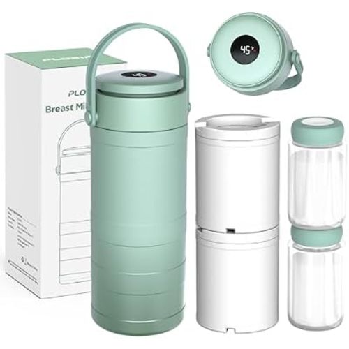 Portable Breast Milk Cooler Bottle with Digital Temp Display
