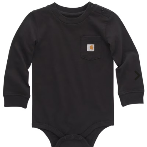 Carhartt Long-Sleeve Pocket Bodysuit for Babies
