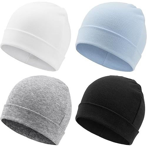 Newborn Baby Hat Infant Beanie Caps Soft Cotton Toddler Hats Newborn Hospital Hat for Baby Boy Girl Kid 0-24 Months