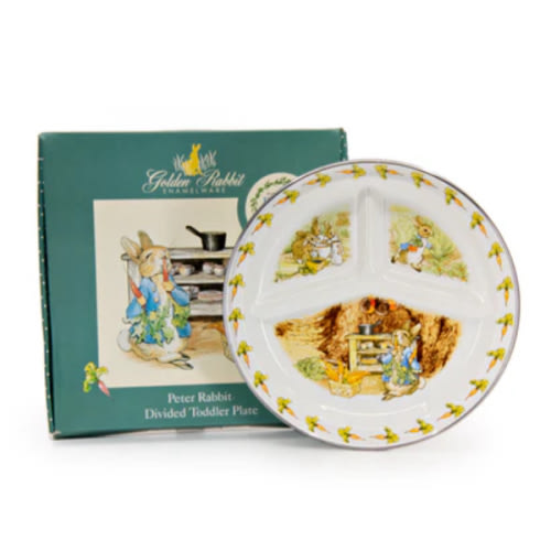 BP16 - Peter Rabbit Toddler Plate - UPC 619199165256 – Golden Rabbit Enamelware