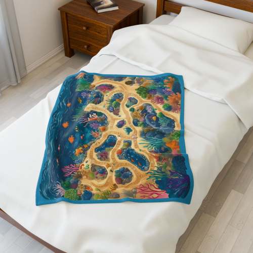 Coral Kingdom Adventure Play Blanket