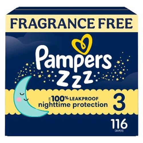 Pampers Swaddlers Overnight Diapers - Size 3 - 116ct