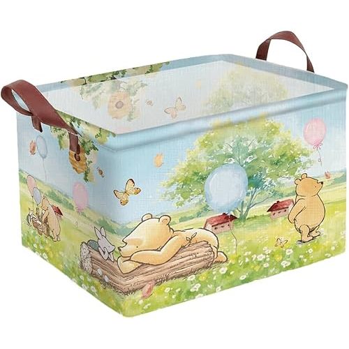 Winnie Foldable Laundry Basket Small Circular Collapsible Hamper
