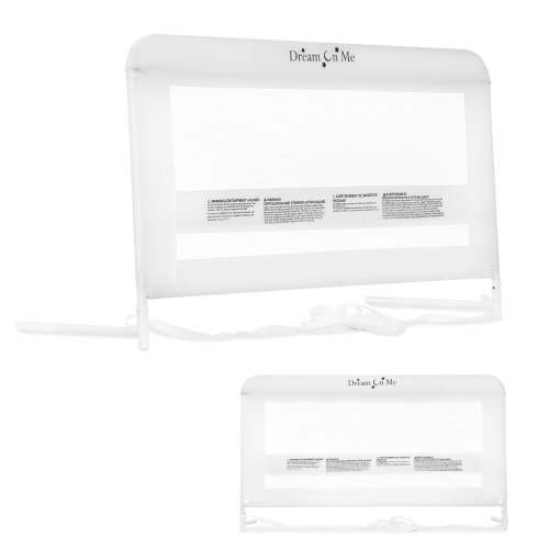 Dream On Me Lilibet Twin/Full/Queen Mesh Safety Bed Rail Single Pack, 23*40