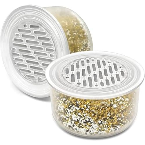 2 Pack Baby Bath Tub Shower Head Filter for Canopy – Compatible with All Canopy Handheld & Fixed Filtered Shower Heads Replacement Cartridge– Hard Water & Chlorine Reduction