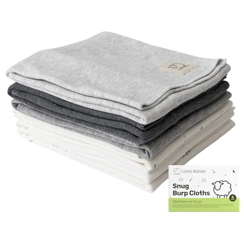 Snug Baby Cotton Burp Cloths, Absorbent, Lightweight, and Gentle Cotton for Mess-Free Moments, Baby Burp Cloths for Boys and Girls An Essential Addition to Every Parent's Diaper Bag