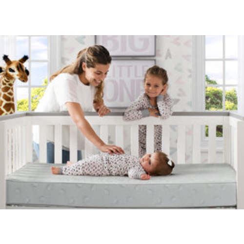 Serta Perfect Slumber Dual Sided Recycled Fiber Core Crib and Toddler Mattress