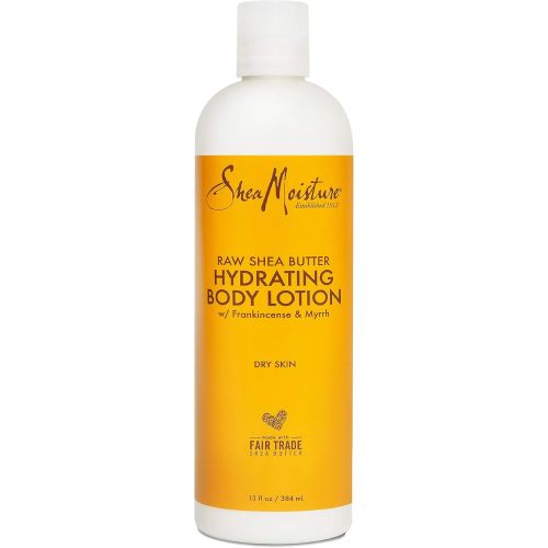 Sheamoisture Hydrating Body Lotion for Dry Skin Raw Shea Butter Paraben Free Lotion 13 oz