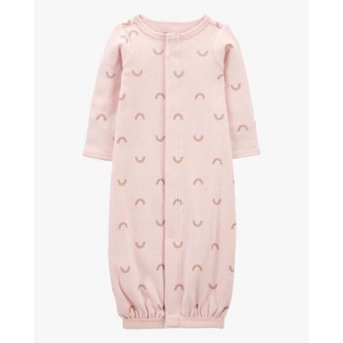 Baby Girl Preemie Rainbow Cotton Sleeper Gown | Carter's