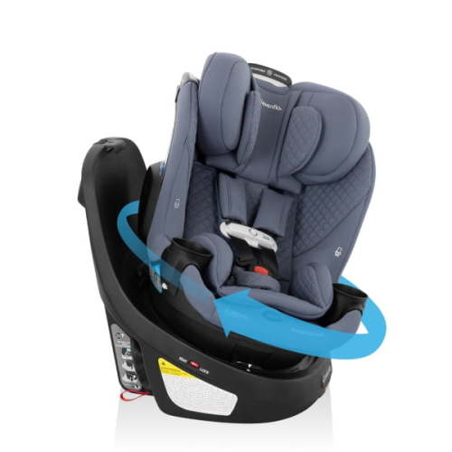 Evenflo Revolve360 Slim 2-in-1 Rotational Car Seat with SensorSafe(Flint)
