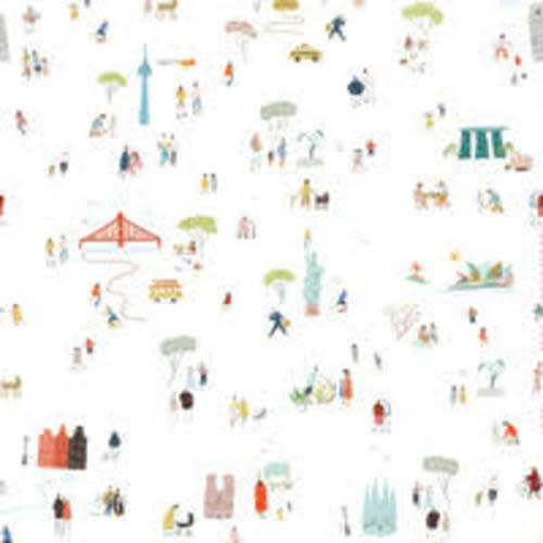 Explore The World Crib Sheet