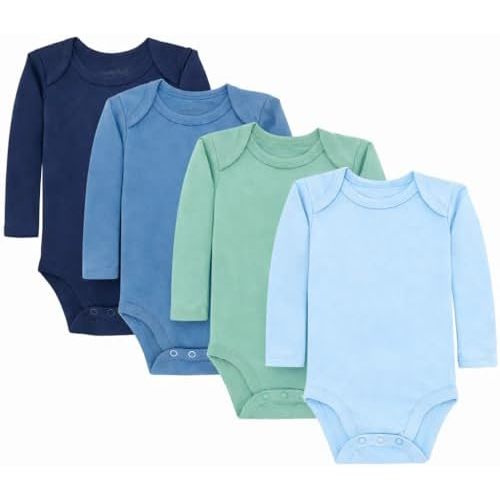 123 Bear Baby Cotton Spandex Long-Sleeve bodysuits unisex boy girl