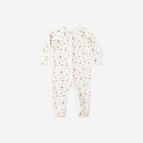 Organic Long John Pajama - Festive