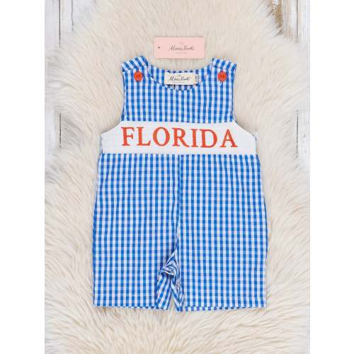 Florida Smocked Gingham Johnny