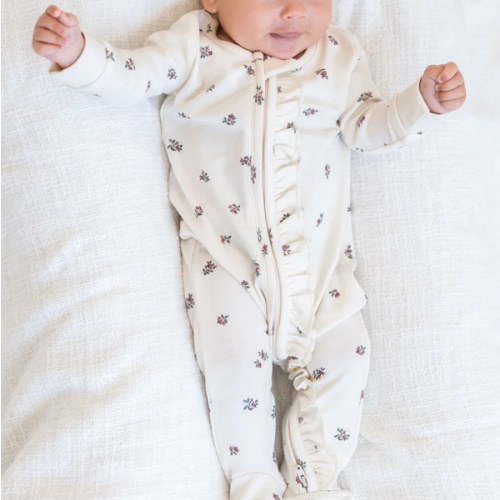 Neve Ruffle Zipper Sleeper
