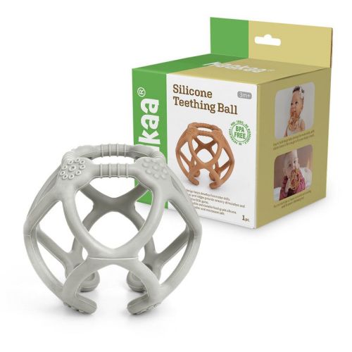 Haakaa Silicone Teething Ball 1 PK Suva Grey
