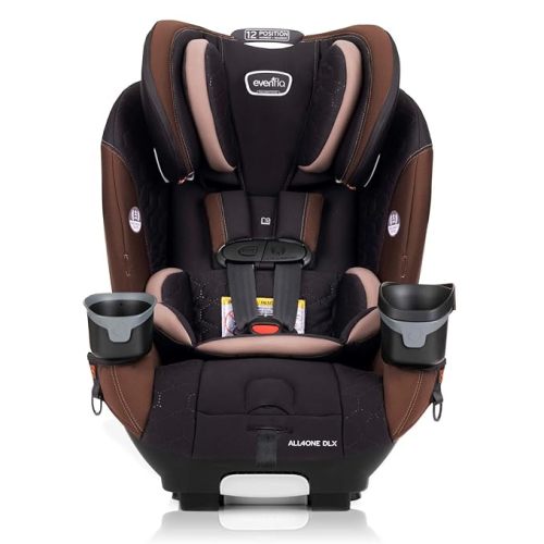 Evenflo EveryFit/All4One 3-in-1 Convertible Car Seat w/Quick Clean Cover (Belmont Brown)