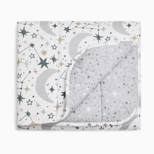 Small Story Organic Cotton Quilted Blanket - Starry Night
