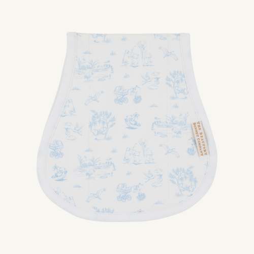 Burp Cloth - Sir Proper's Sweet Arrival (Beale Street Blue)