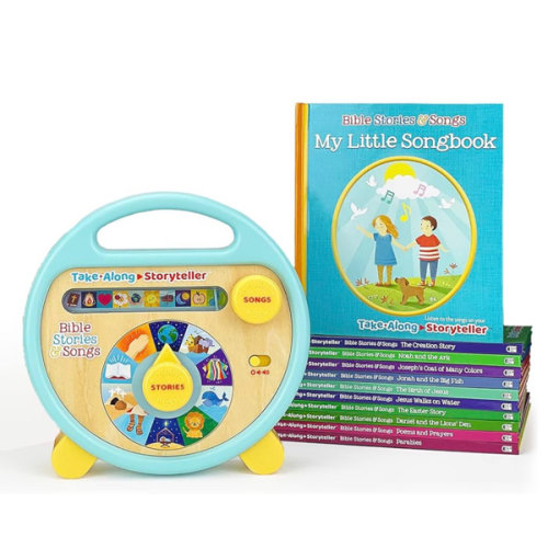 Bible Stories and Songs Interactive Electronic Take Along Storyteller with 11 Books (Little Sunbeams)