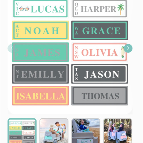 Personalized License Plate – Burleigh Wagon USA