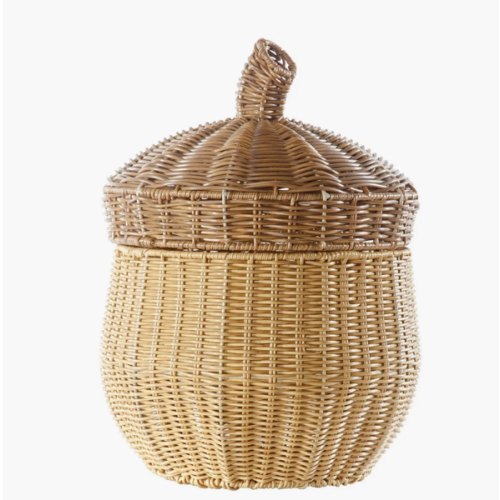 Acorn Washable Wicker Floor Basket
