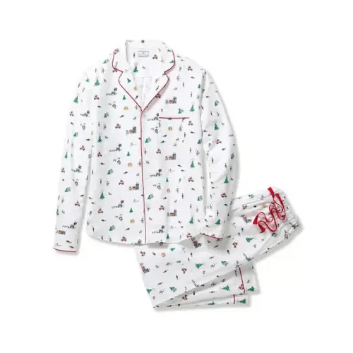 Brands We Love Men's Twill Pajama Set in Holiday Town by Janie and Jack