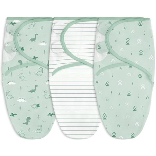 Baby Swaddle Blanket, 0-3 Months, Cotton Arm-in Sleep Sack, Wearable Blankets Wrap for Newborn Infant