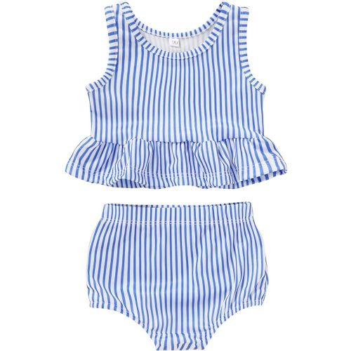 YOUNGER TREE Swimsuit Striped 2-Piece Bikini