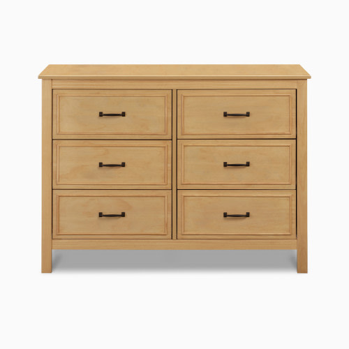 daVinci Charlie 6-Drawer Double Dresser - Honey
