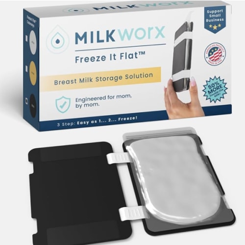 Freeze It Flat Breast Milk Storage Bag Freezer Organizer - Space-Saving Freezer System for Breastmilk Storage Bags - Breast Pump Accessories - Breast Milk Freezer Organizer Made in The USA