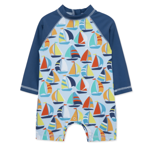 Boat Long Sleeve Rashguard Suit (6M-24M)